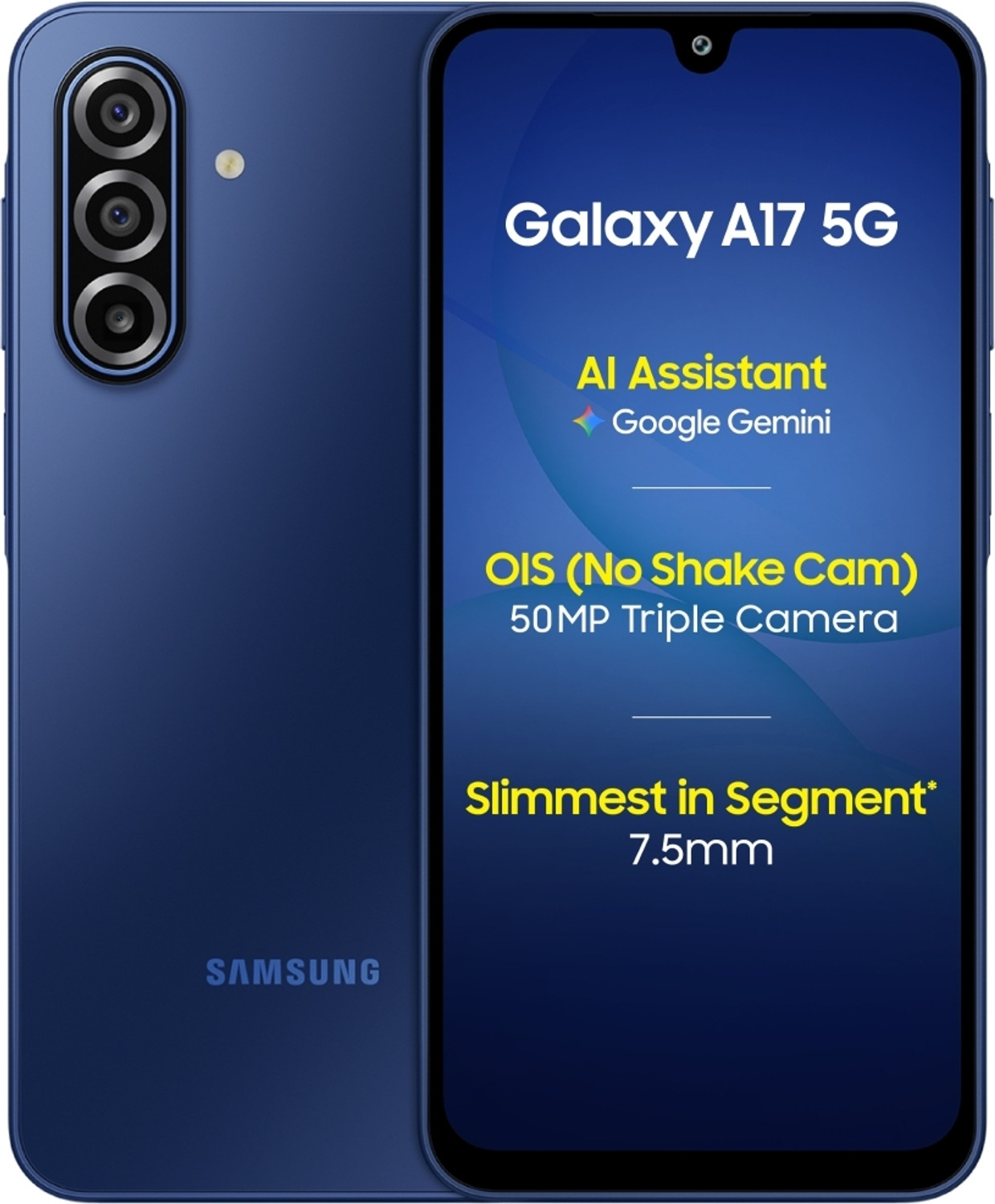 Image of Samsung Galaxy A17 5G (Blue, 256 GB)