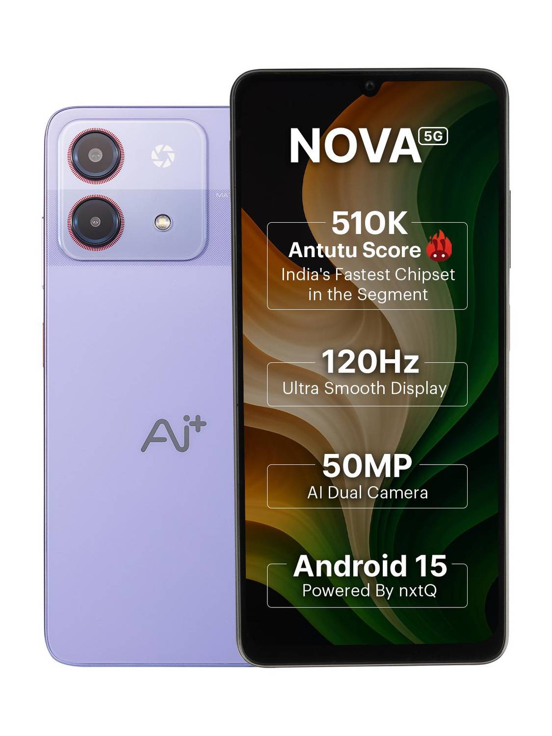 Ai+ Nova 5G (Purple, 128 GB)