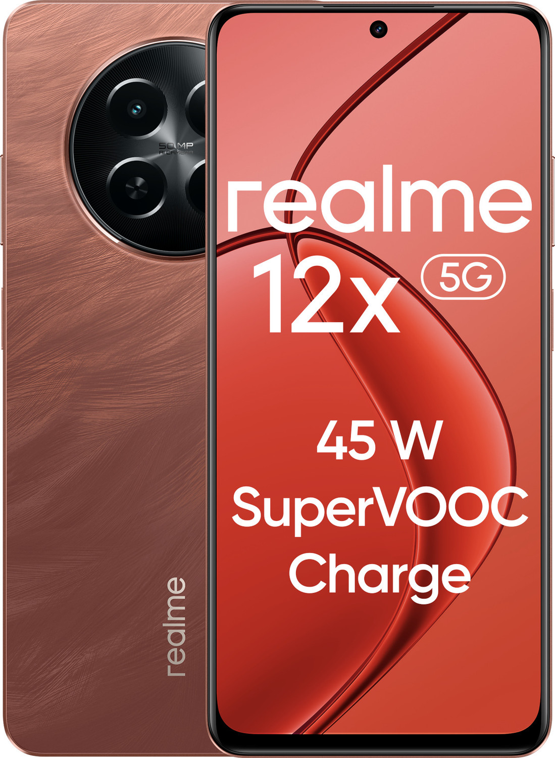 Image of realme 12x 5G (Coral Red, 128 GB)