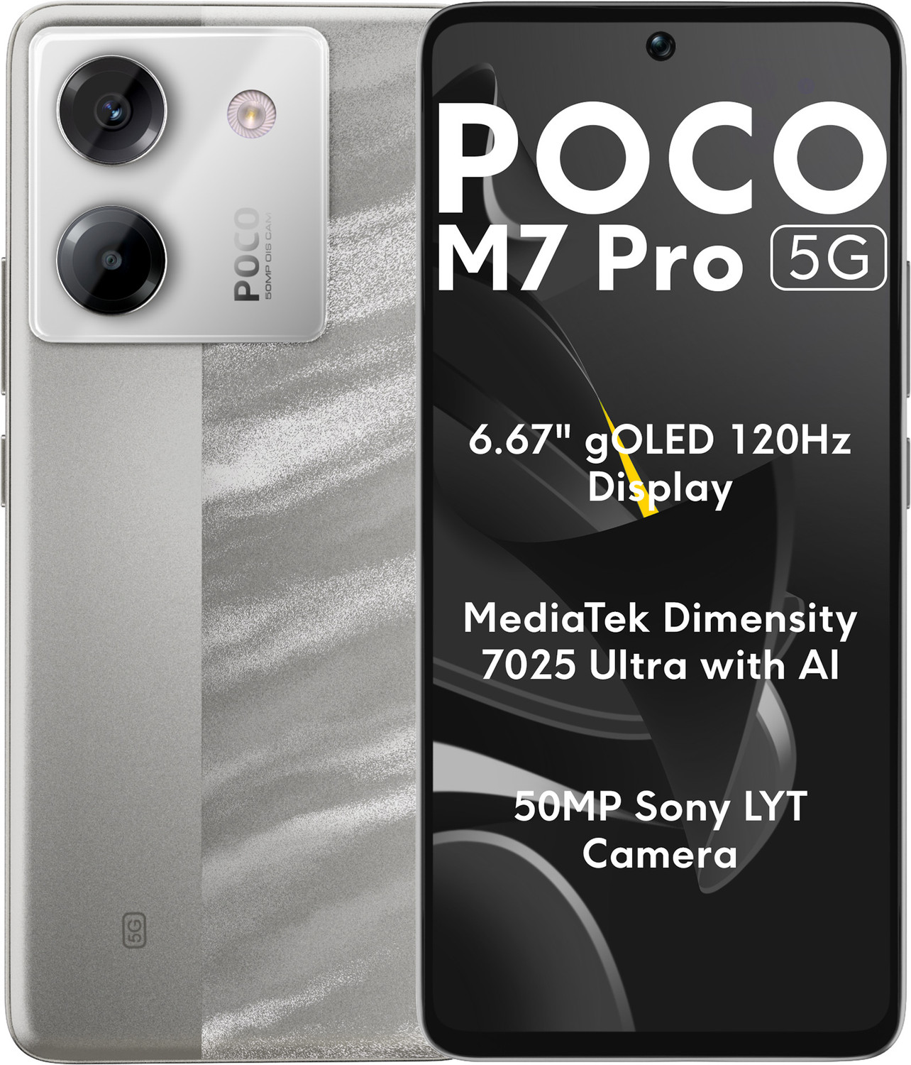 Image of POCO M7 Pro 5G (Lunar Dust, 128 GB)