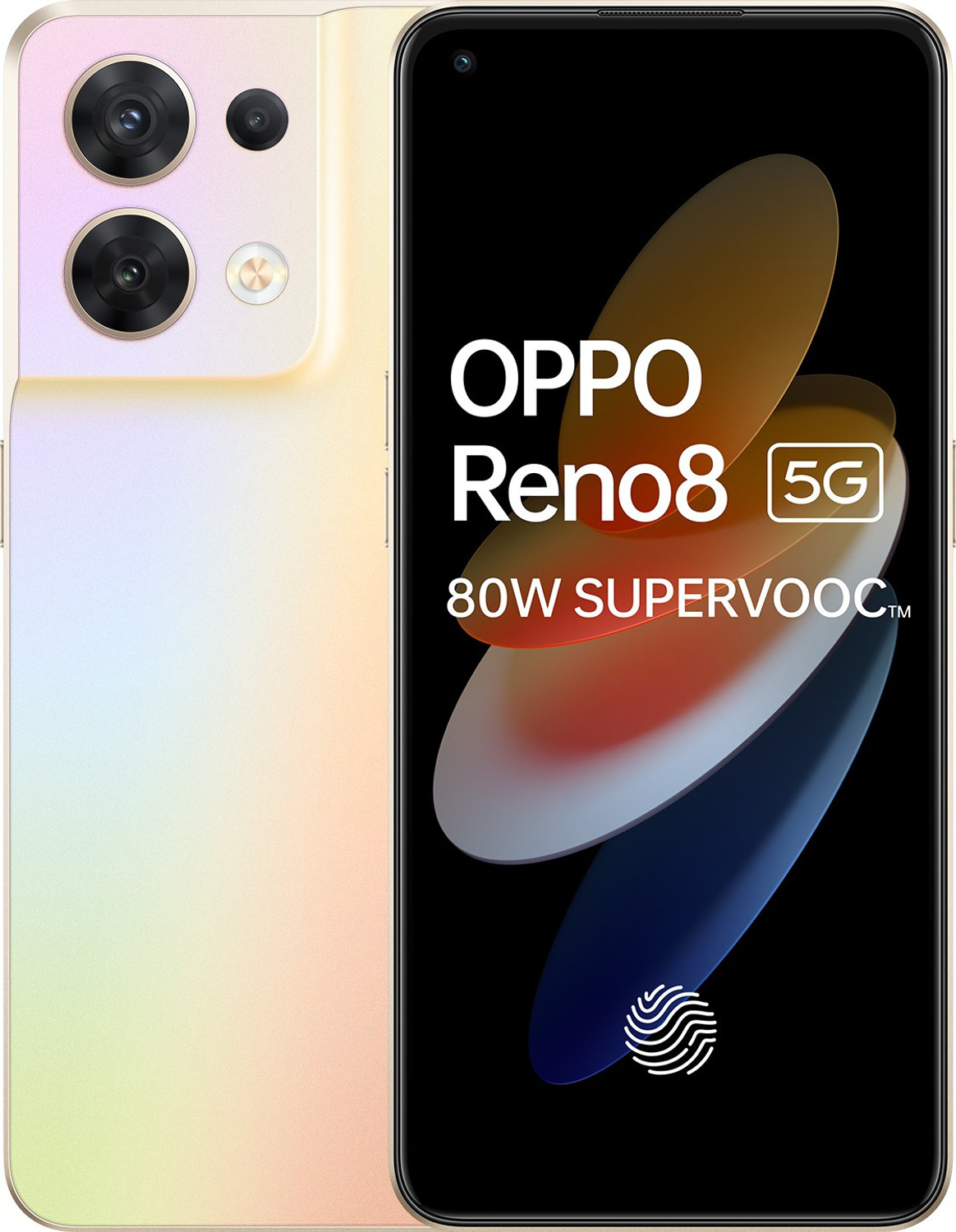 Image of OPPO Reno8 5G (Shimmer Gold, 128 GB)