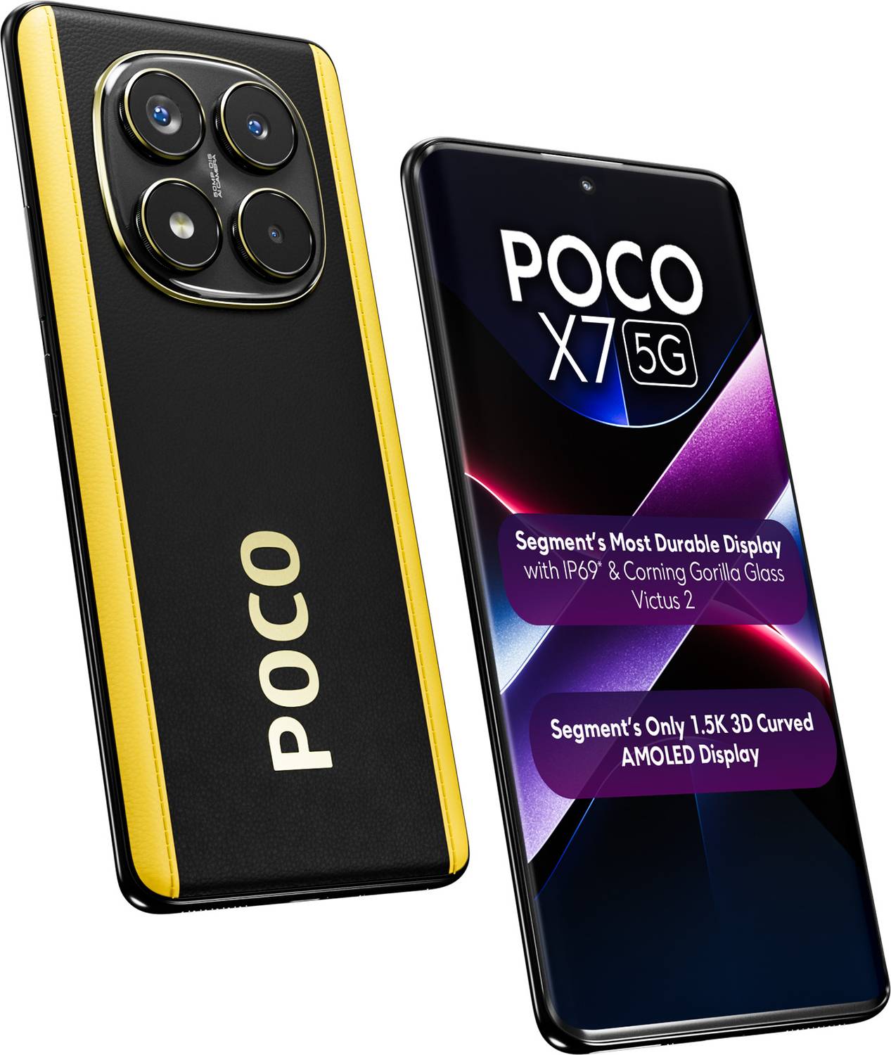 POCO X7 5G (Yellow, 128 GB) (8 GB RAM)