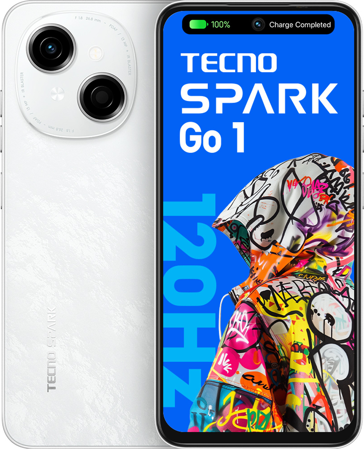 Image of Tecno Spark Go 1 (Glittery White, 64 GB)