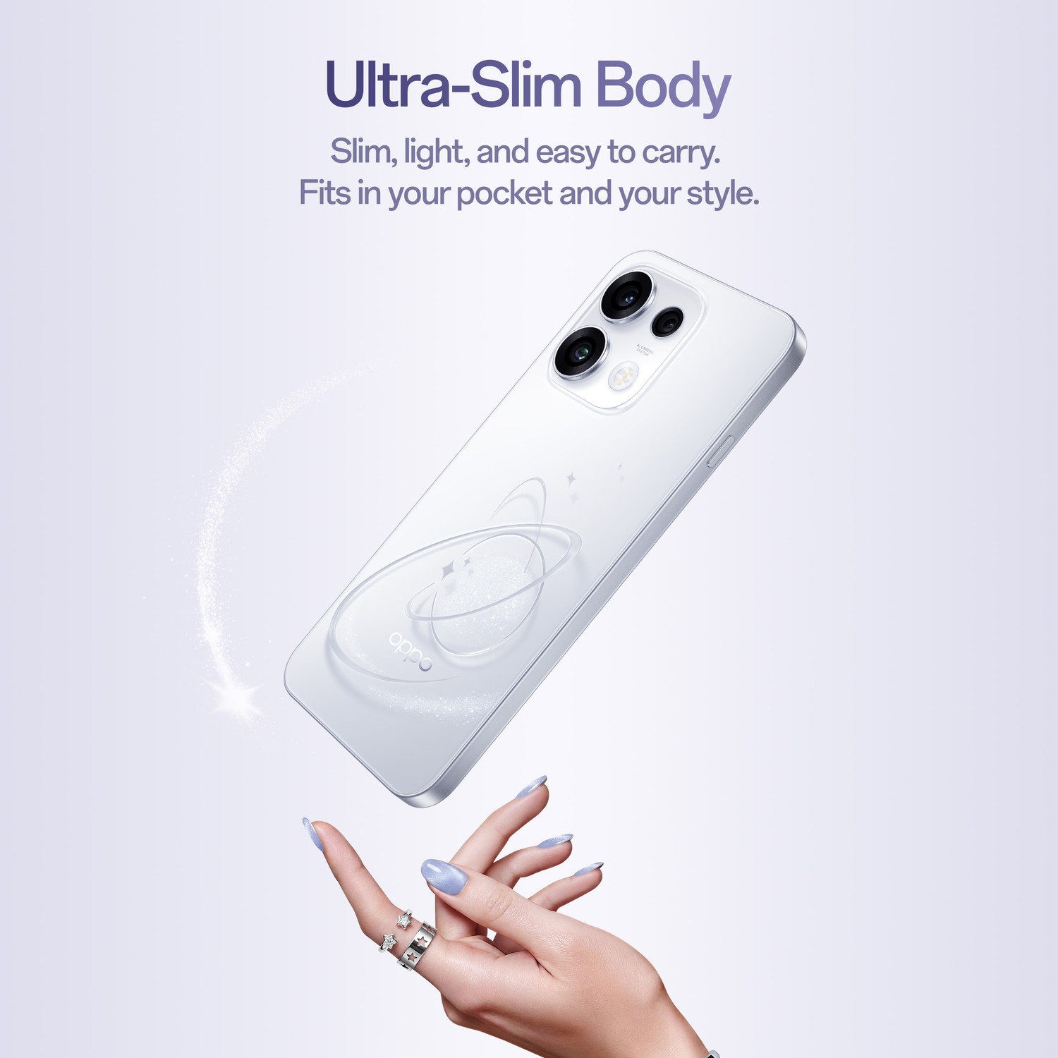Image of OPPO Reno16c 5G (Starry White, 128 GB)