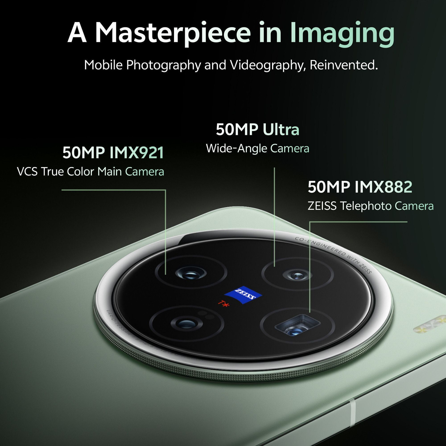 Image of vivo X200 5G (Natural Green, 512 GB)