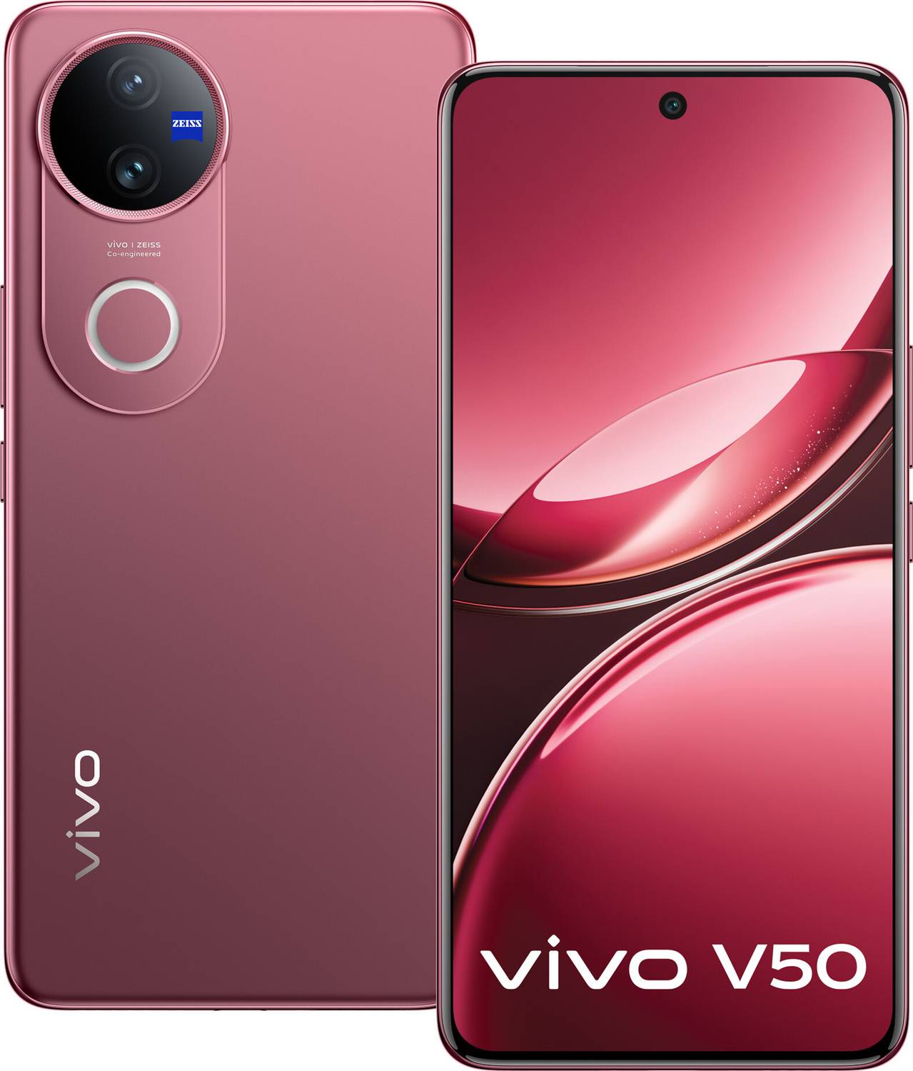 vivo V50 5G (128 GB, Rose Red) - Image 1