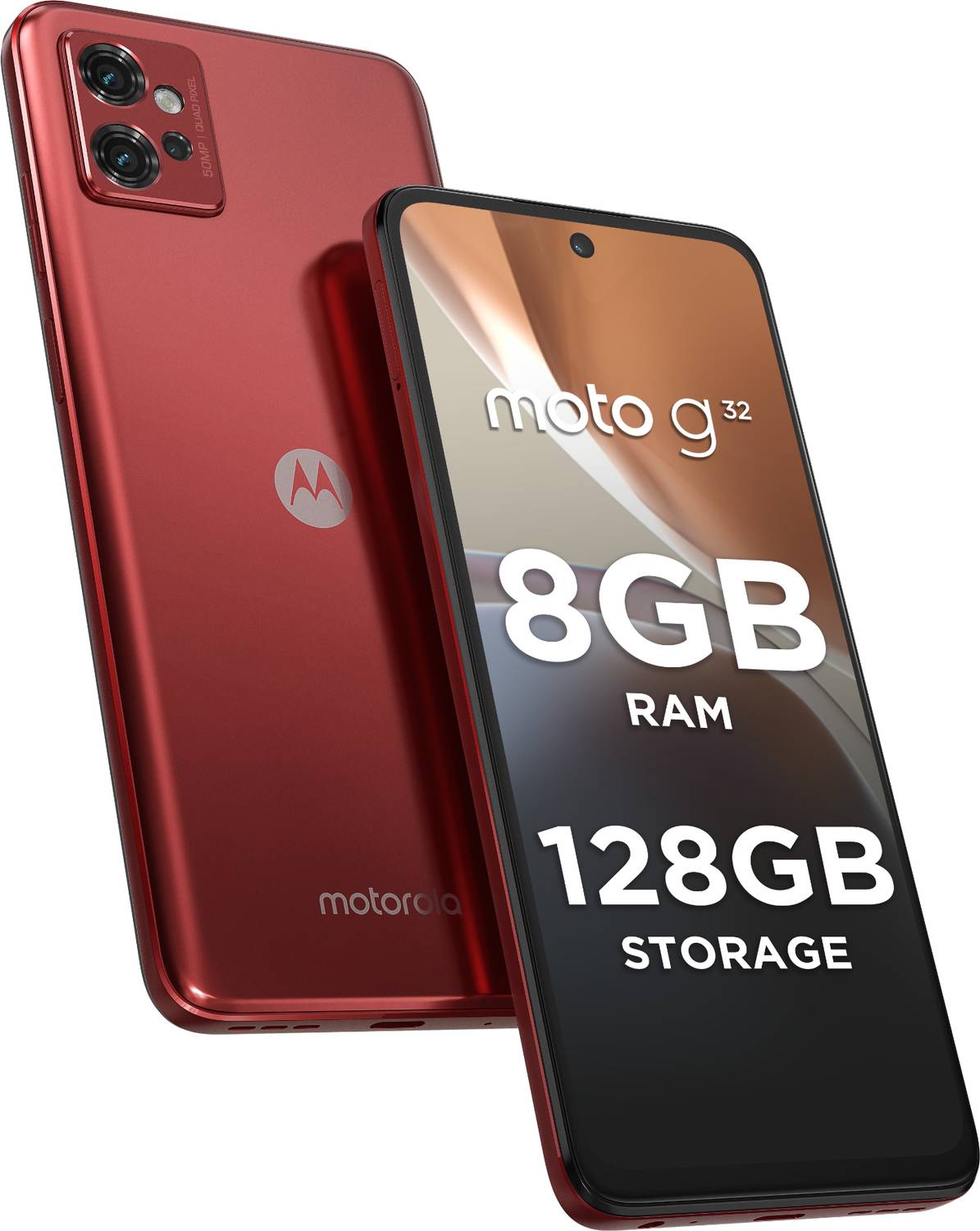MOTOROLA G32 (Satin Maroon, 128 GB) (8 GB RAM)
