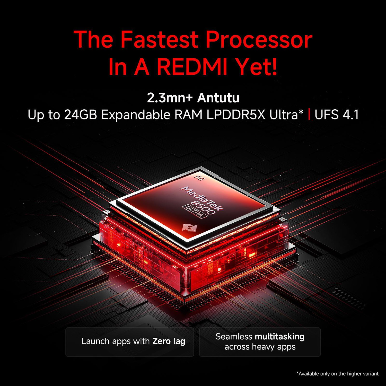 Image of REDMI Turbo 5 5G (Nitro Blue, 256 GB)