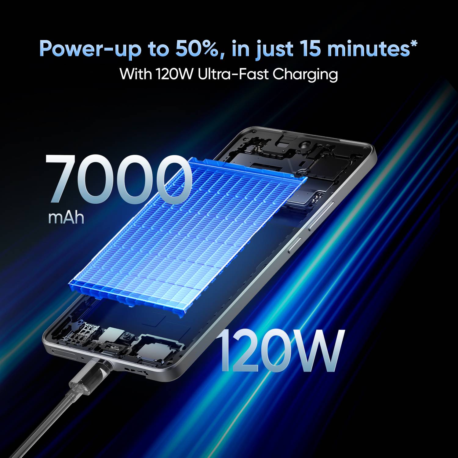 realme GT 7T 256GB IceSense Blue - Image 4