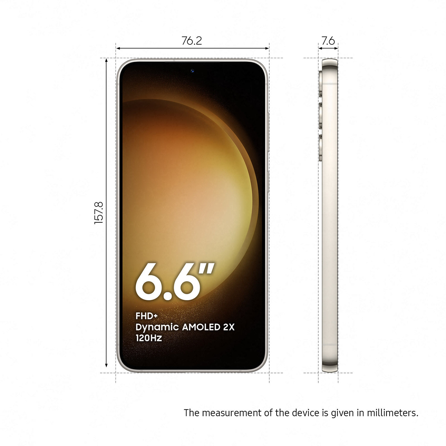 Image of Samsung Galaxy S23 Plus 5G (Cream, 512 GB)