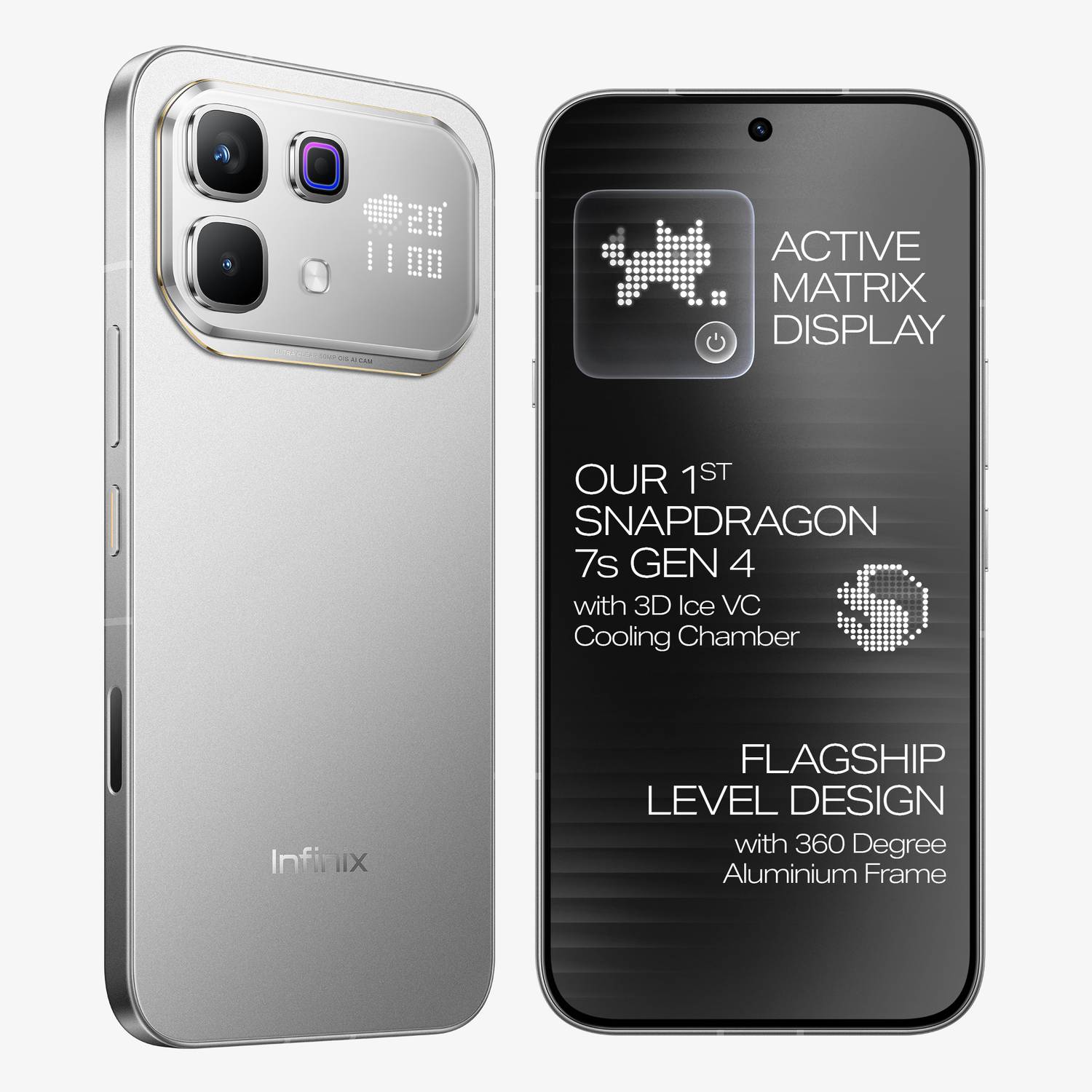 Infinix NOTE 60 Pro (Frost Silver, 128 GB)