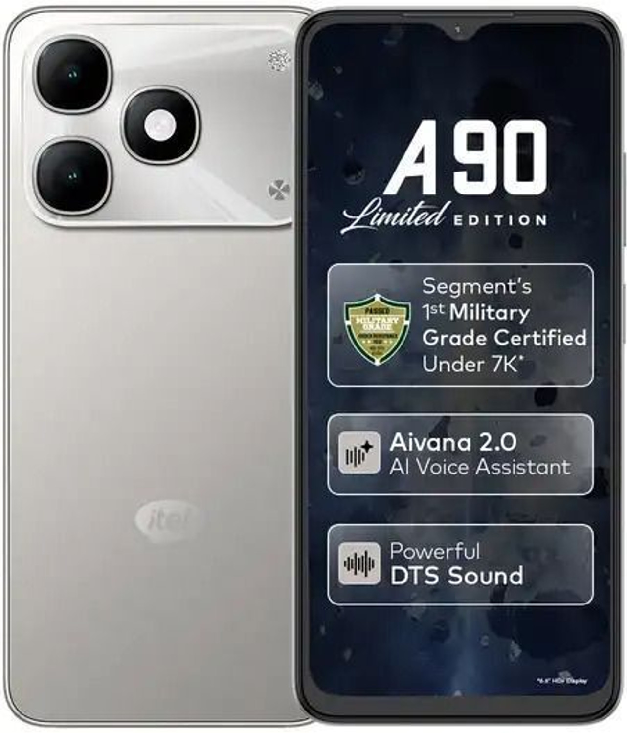 Image of itel A90 (Space Titanium, 64 GB)