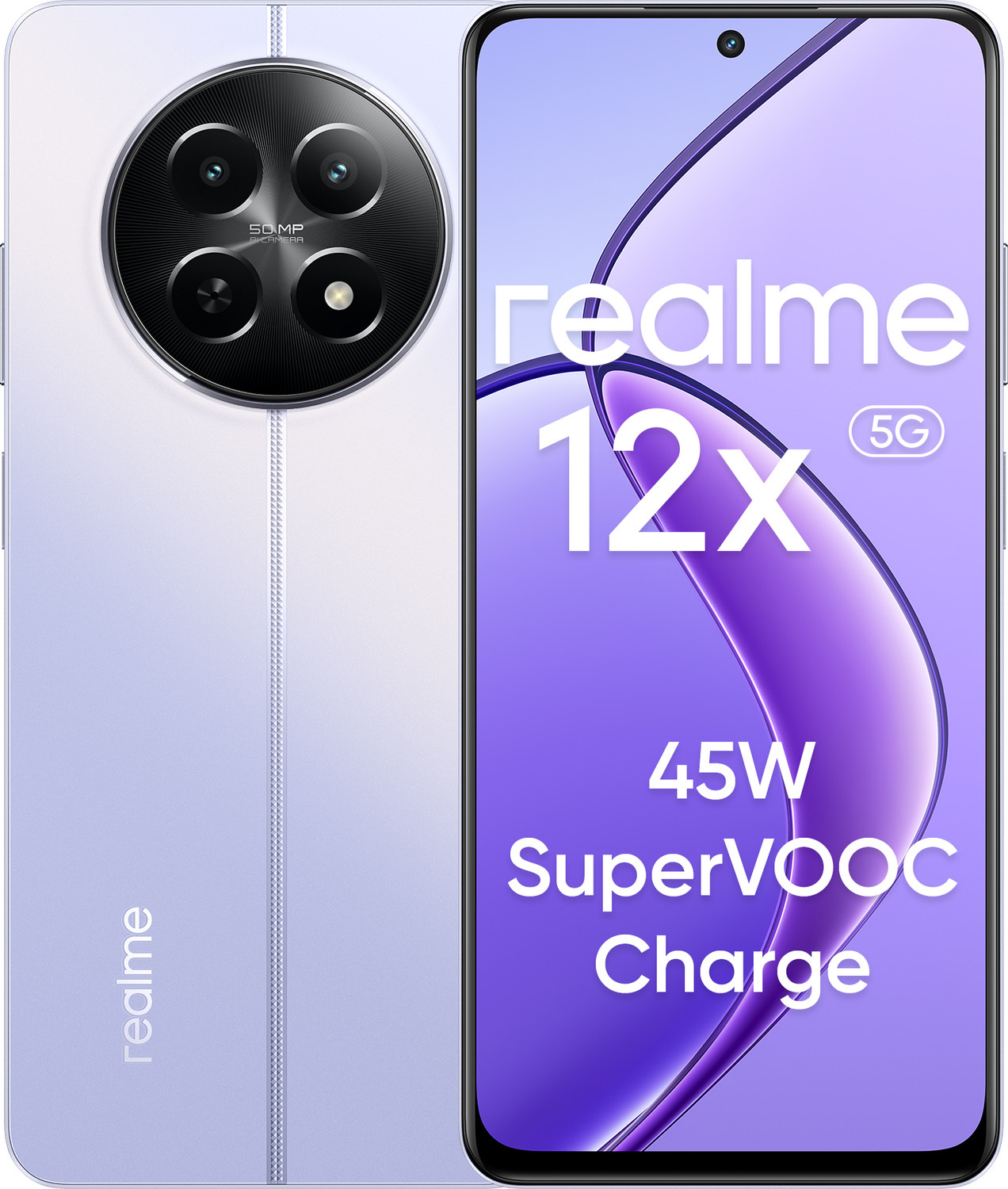Image of realme 12x 5G (Twilight Purple, 128 GB)