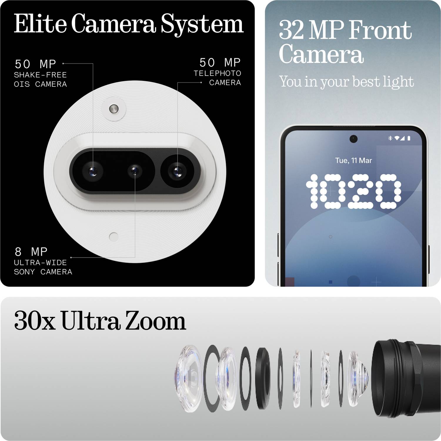 Nothing Phone (3a) 128GB White - Image 3