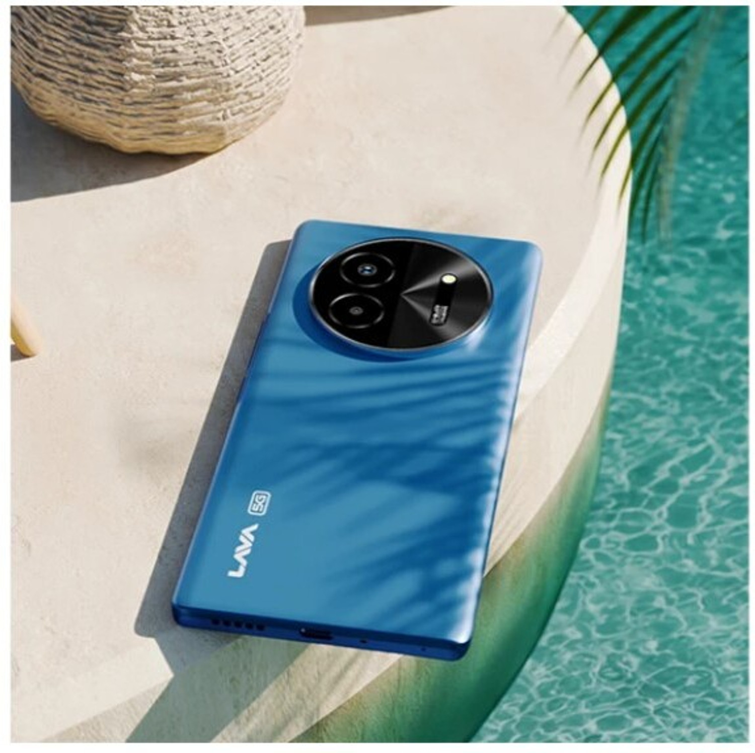 Image of LAVA Blaze Amoled (Sapphire Blue, 128 GB)