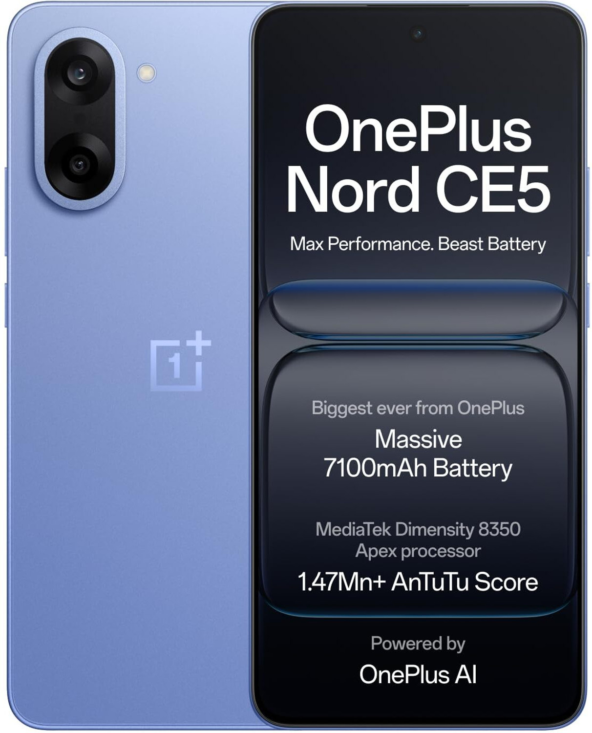 Image of OnePlus Nord CE5 5G (Nexus Blue, 128 GB)