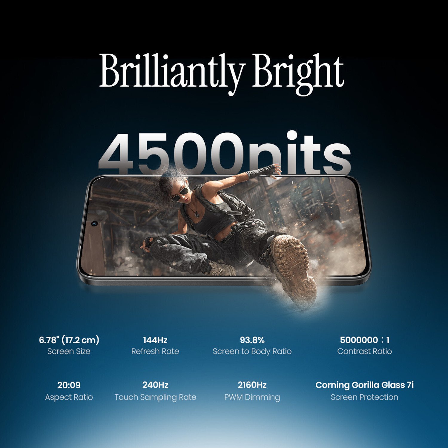 Image of Tecno Pova 7 Pro 5G (Geek Black, 128 GB)