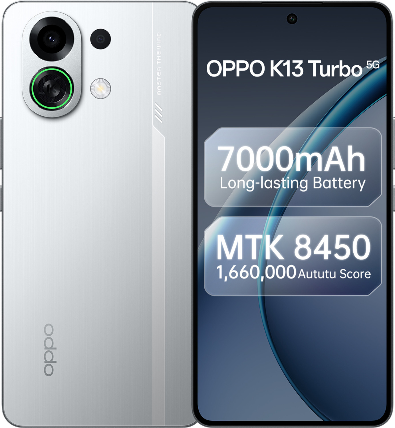 Image of OPPO K13 Turbo 5G (White Knight, 128 GB)