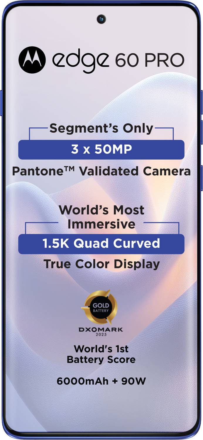 Motorola Edge 60 Pro 256GB Pantone Dazzling Blue - Image 2