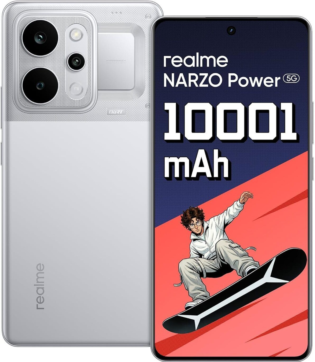 Image of realme Narzo Power 5G (Titan Silver, 256 GB)
