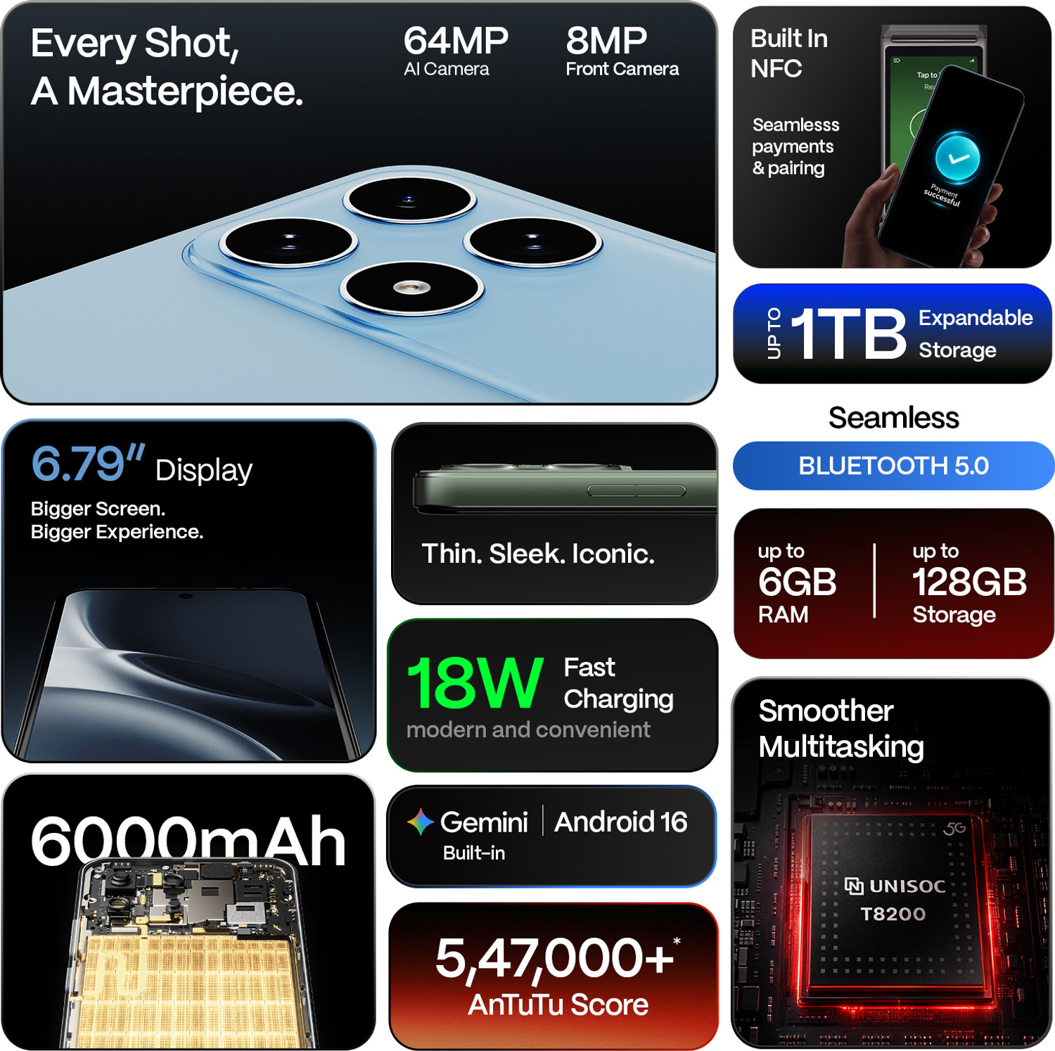 Image of BOLTT ACE 5G (Forest Green, 128 GB)