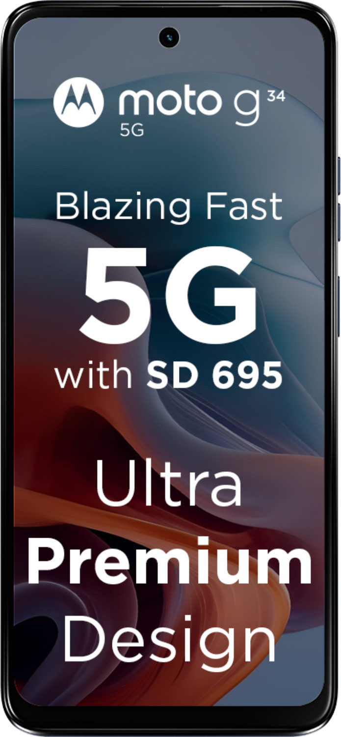 Image of Motorola G34 5G (Ice Blue, 128 GB)