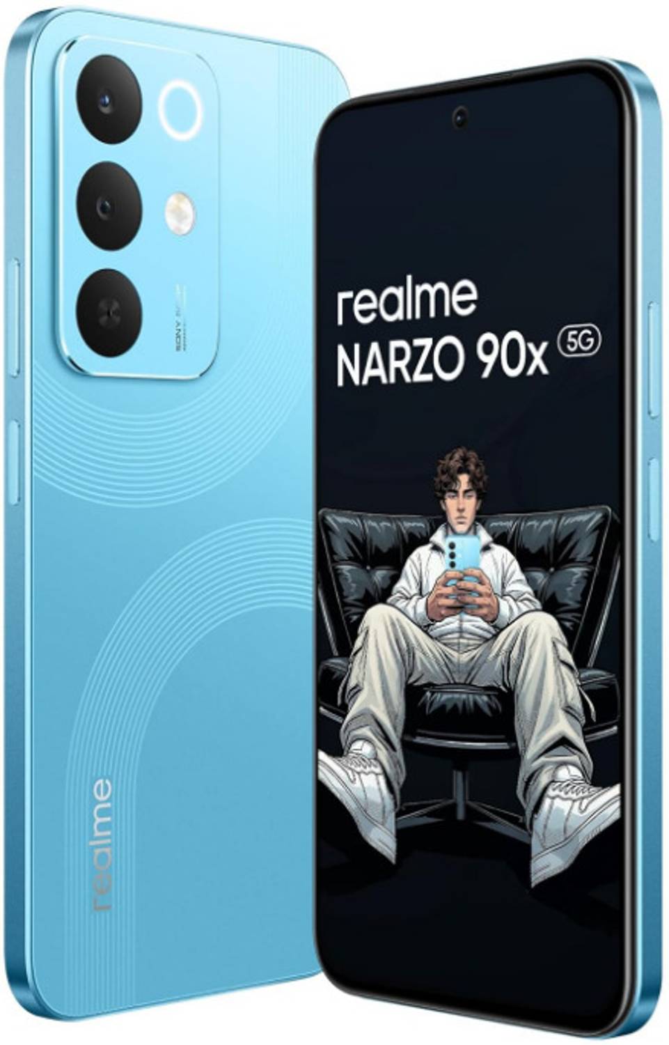 realme Narzo 90x 5G (Aqua Blue, 128 GB) - Image 5