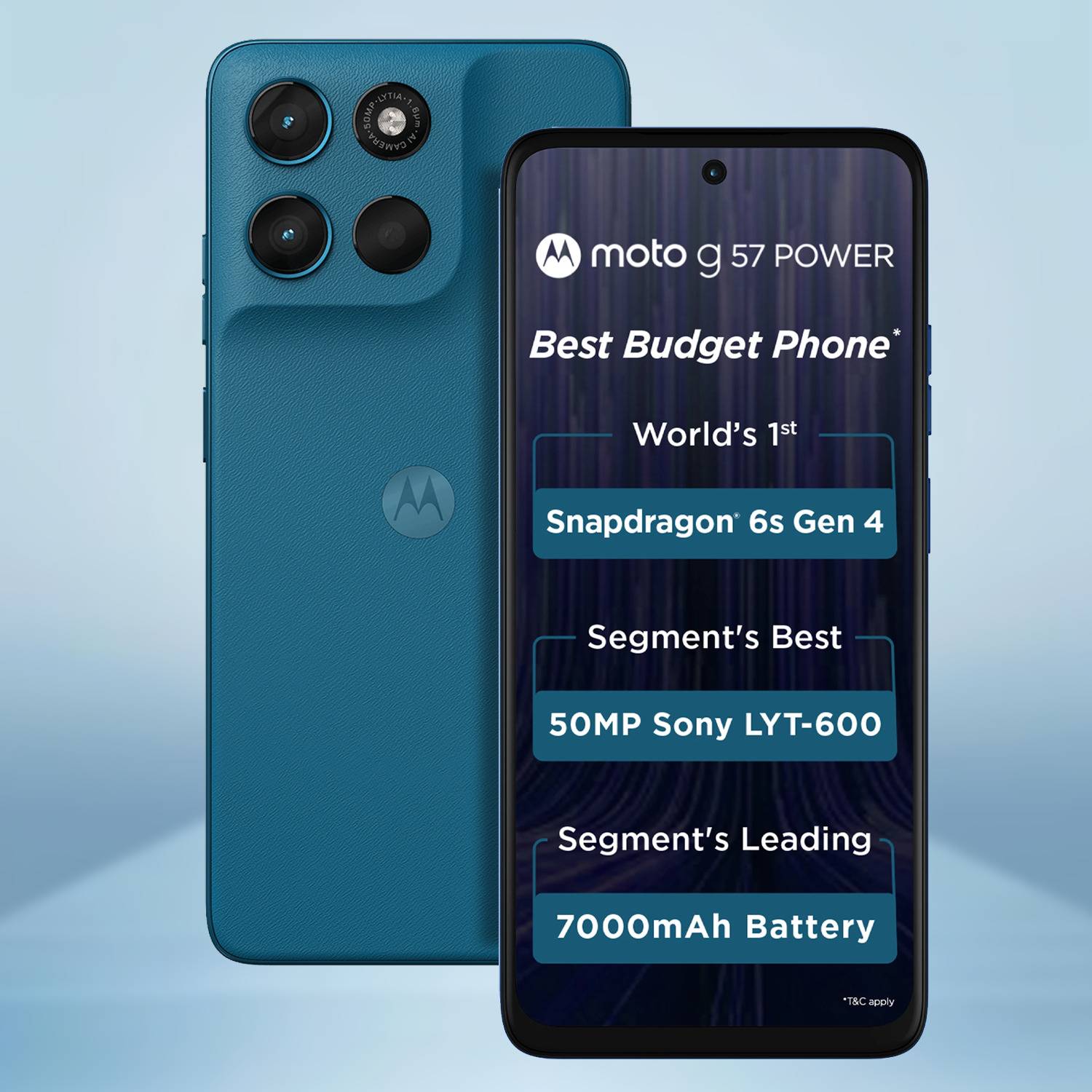 MOTOROLA g57 power 5G (Pantone Corsair, 128 GB)