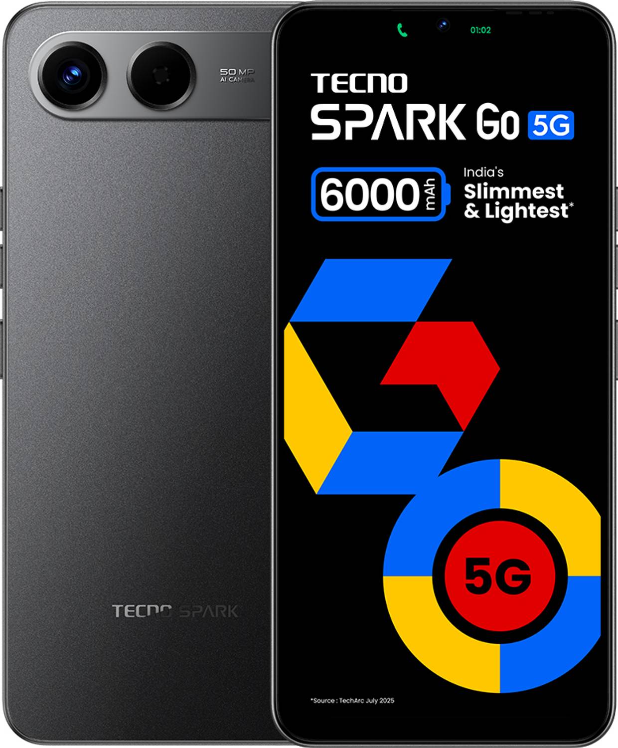 Tecno Spark Go 5G 128GB Ink Black - Image 1