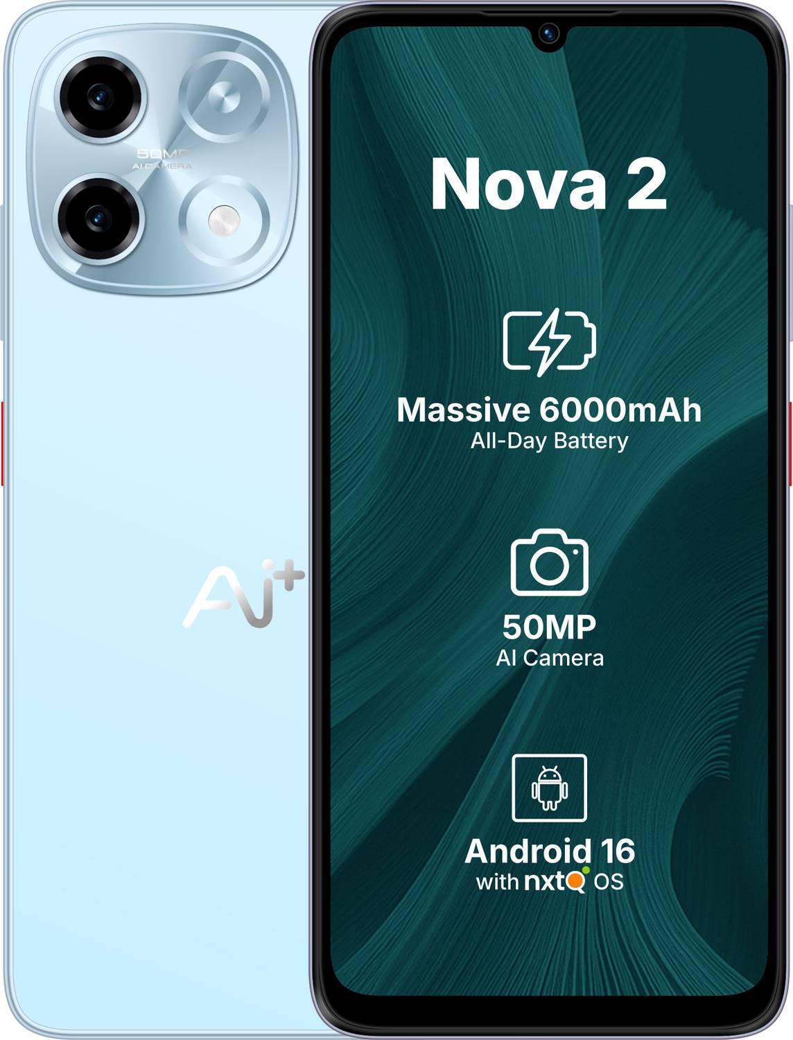 Ai+ Nova 2 5G (Blue, 128 GB)