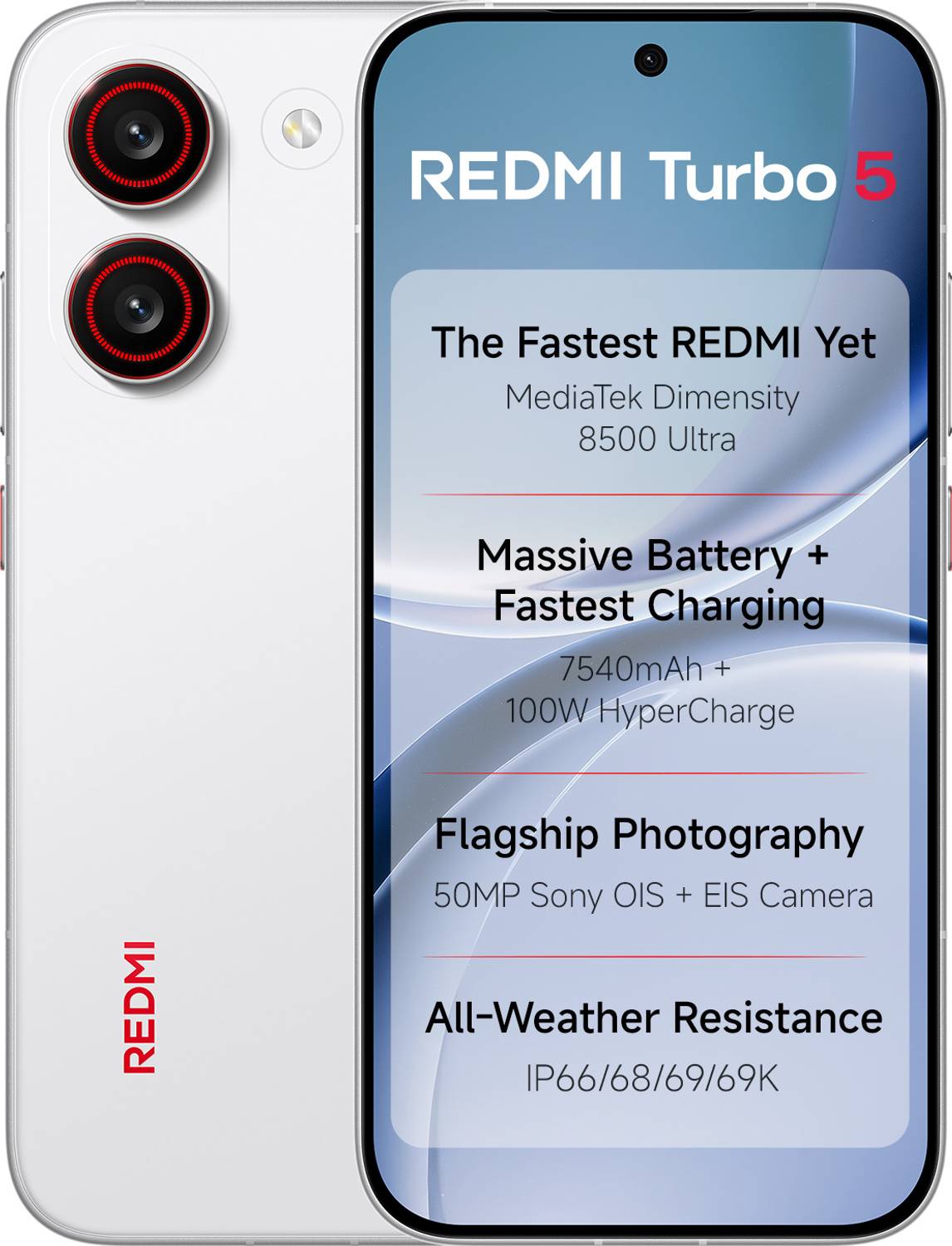 Redmi Turbo 5 5G 256GB White