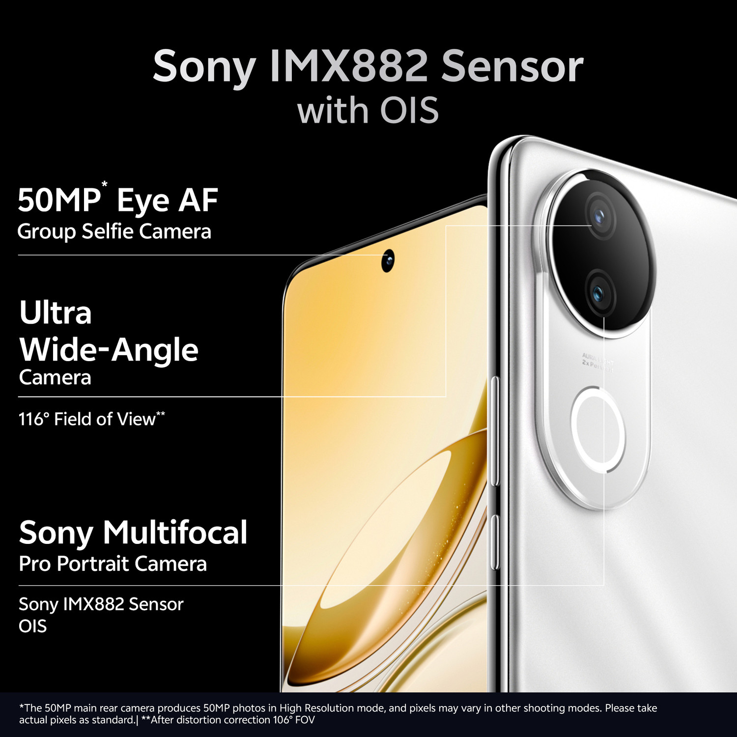 Image of vivo V50e 5G (Pearl White, 256 GB)