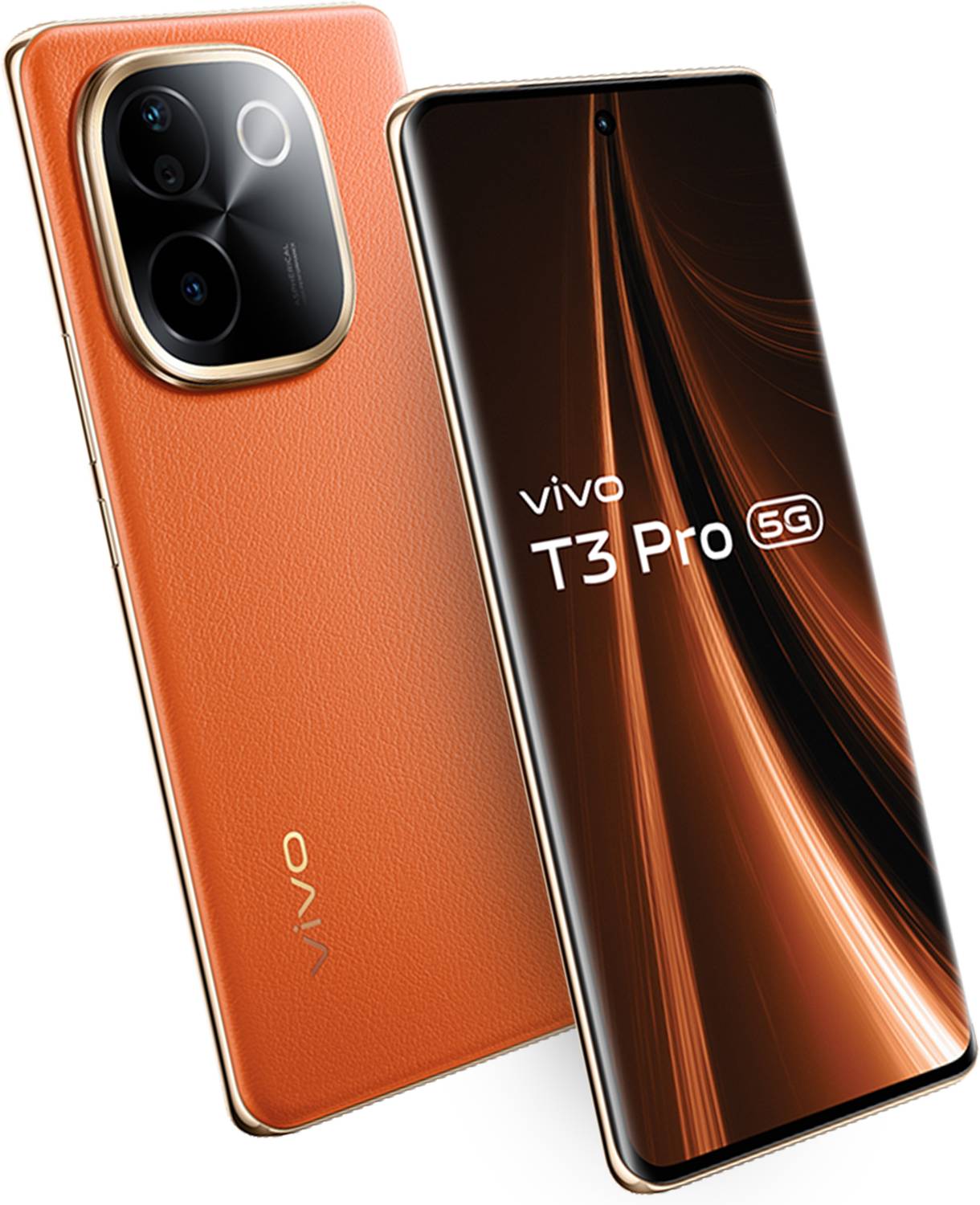 vivo T3 Pro 5G (Sandstone Orange, 256 GB) - Image 1