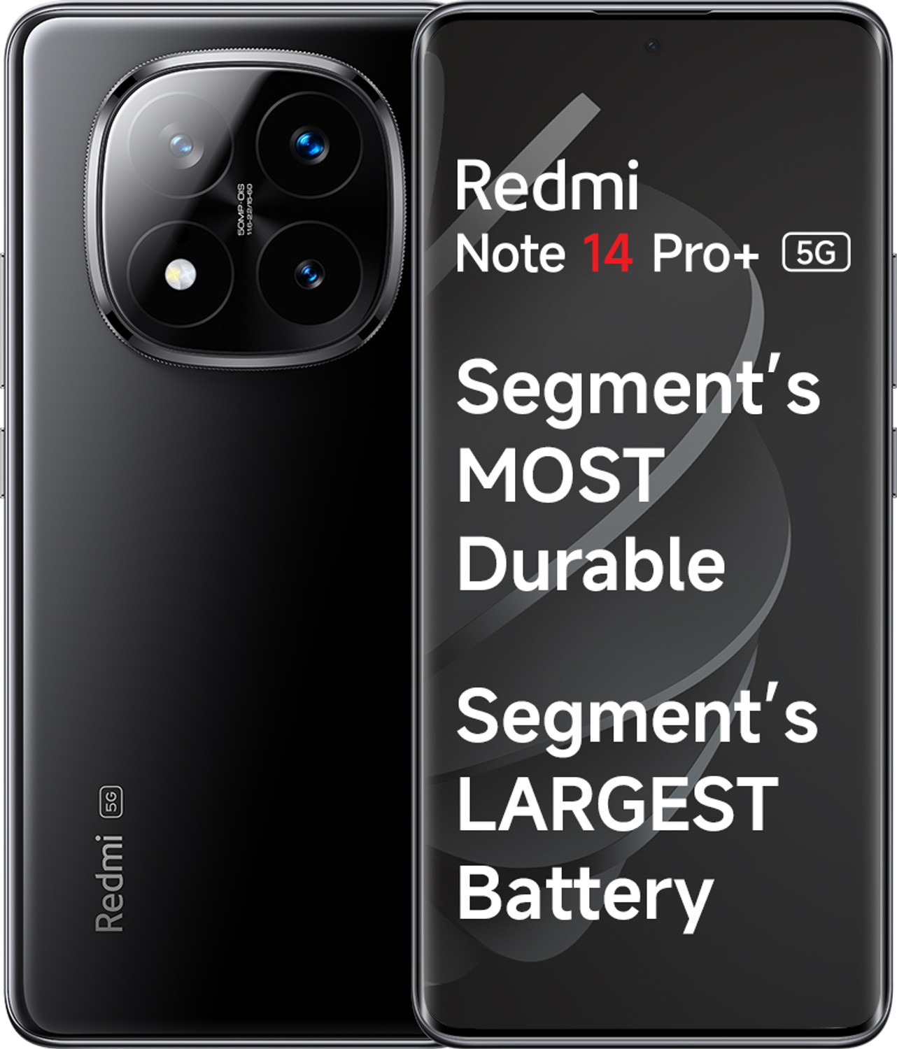 Image of REDMI Note-14 Pro+ 5G (Titan Black, 128 GB)