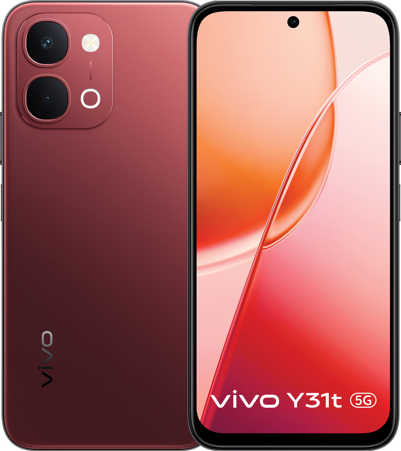 Image of vivo Y31t 5G (Crimson Red, 128 GB)