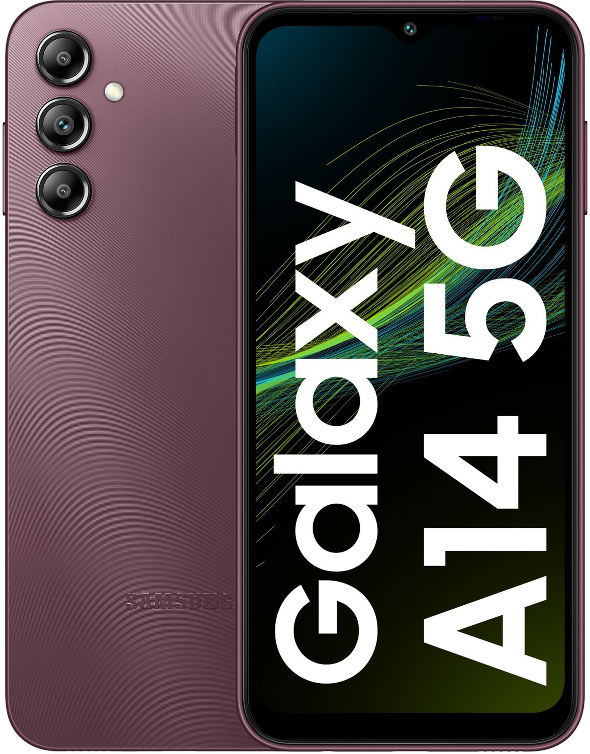 Image of Samsung Galaxy A14 5G (Dark Red, 128 GB)