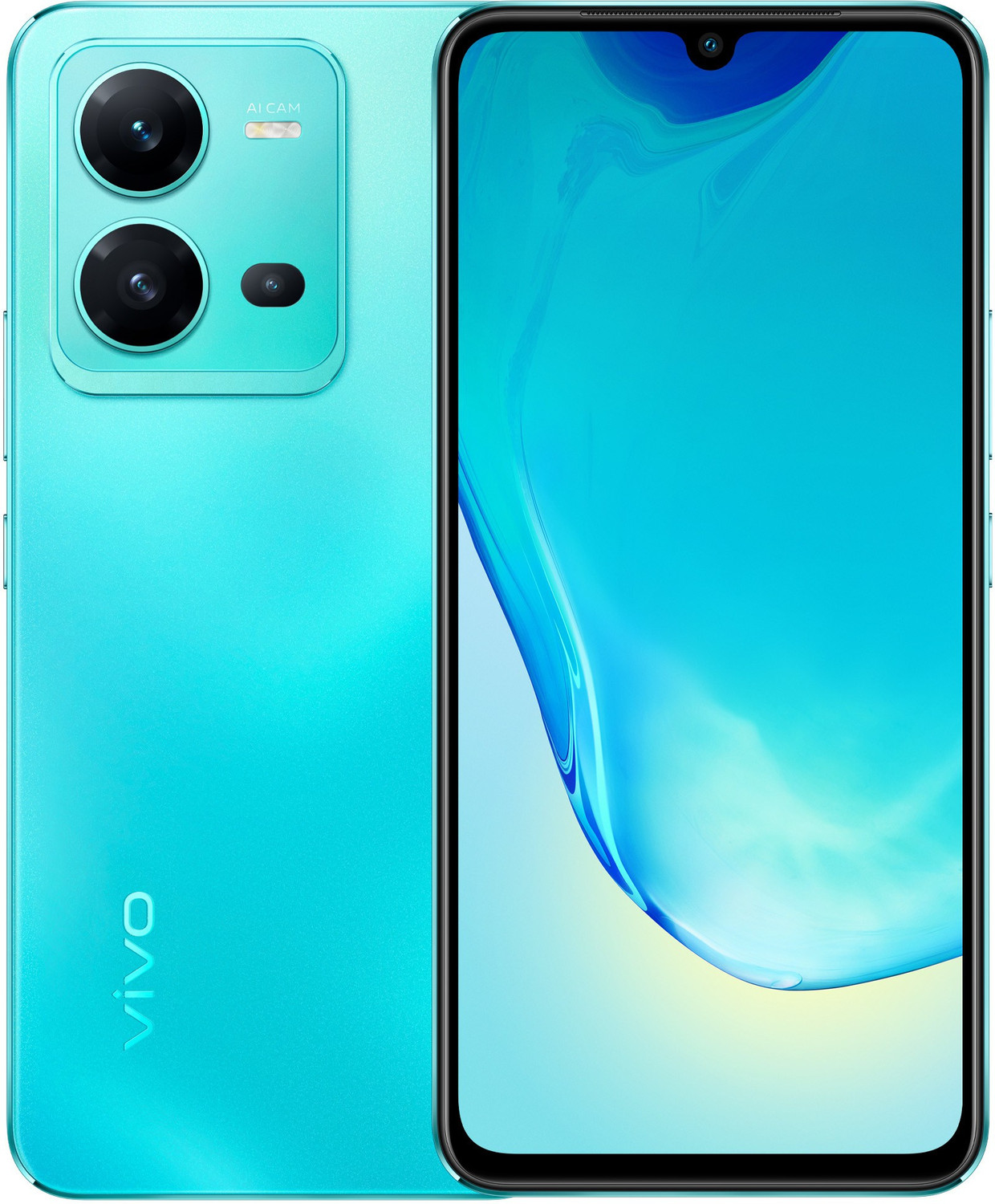 Image of vivo V25 5G (Surfing Blue, 256 GB)