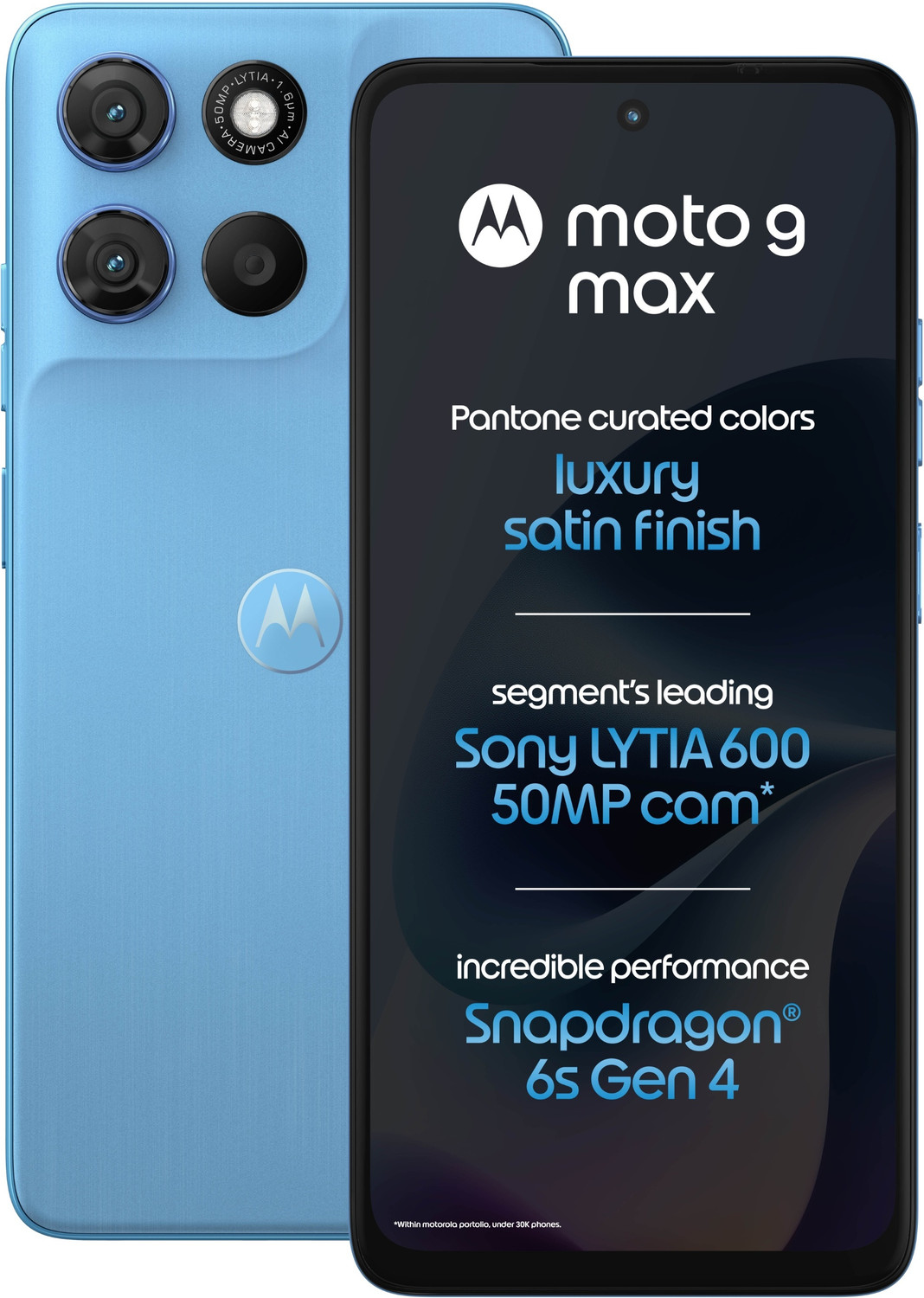 Image of MOTOROLA g max (PANTONE Alaskan Blue, 128 GB)