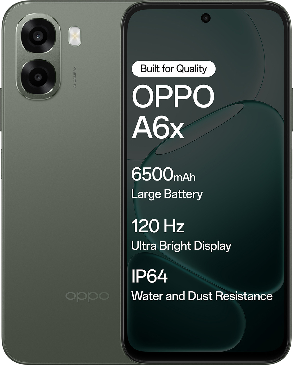 Image of OPPO A6 x 4G (Olive Green, 64 GB)
