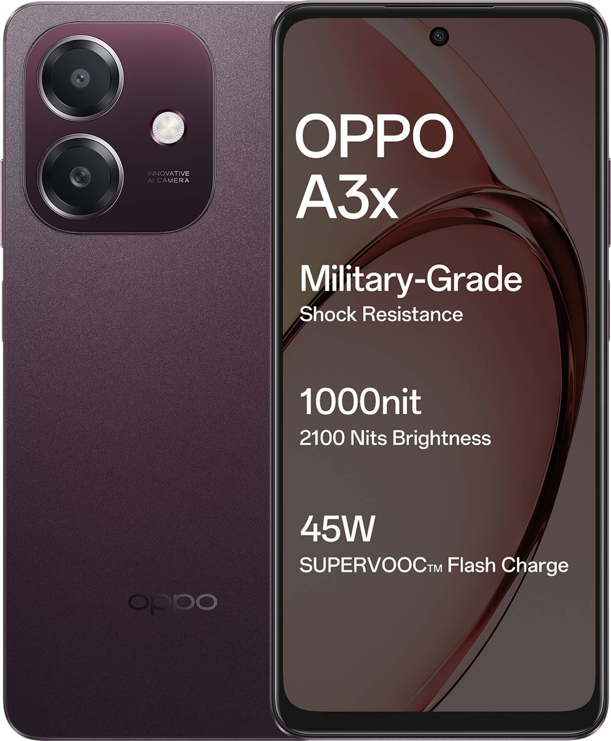 OPPO A3x (Nebula Red, 128 GB)