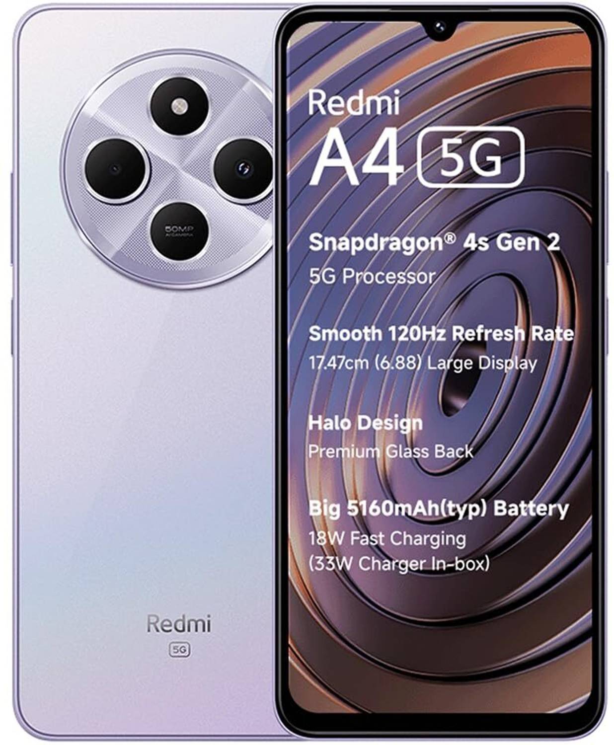 Redmi A4 128GB Sparkle Purple