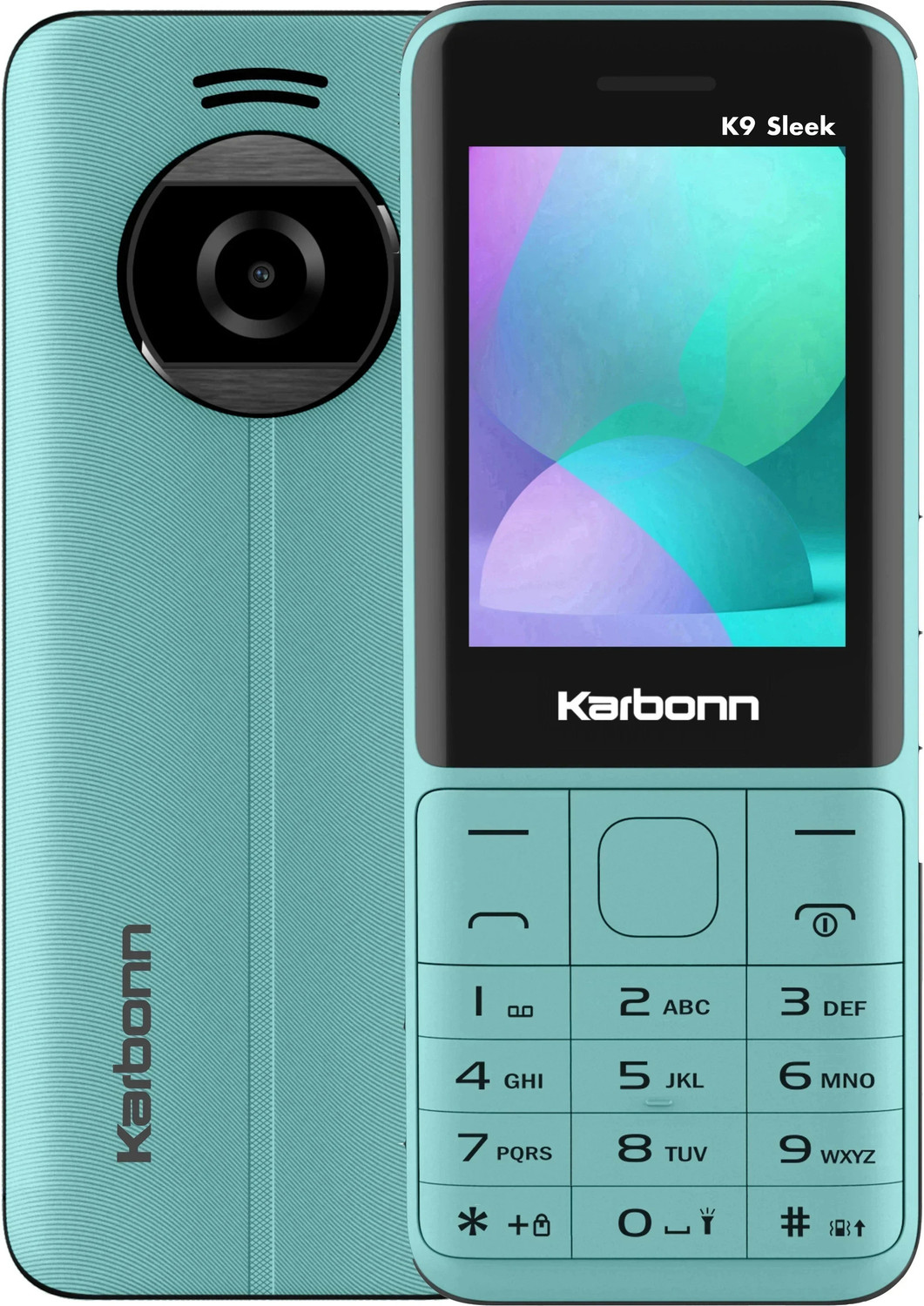 Image of KARBONN K9 Sleek,Dual SIM,Keypad Mobile,2.4 inchCorved Glass,1750mAh Battery,Expandable,32GB