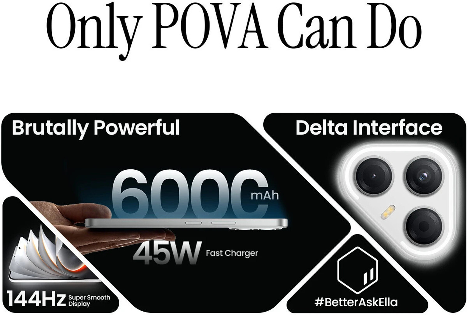 Image of Tecno Pova 7 5G (Magic Silver, 128 GB)