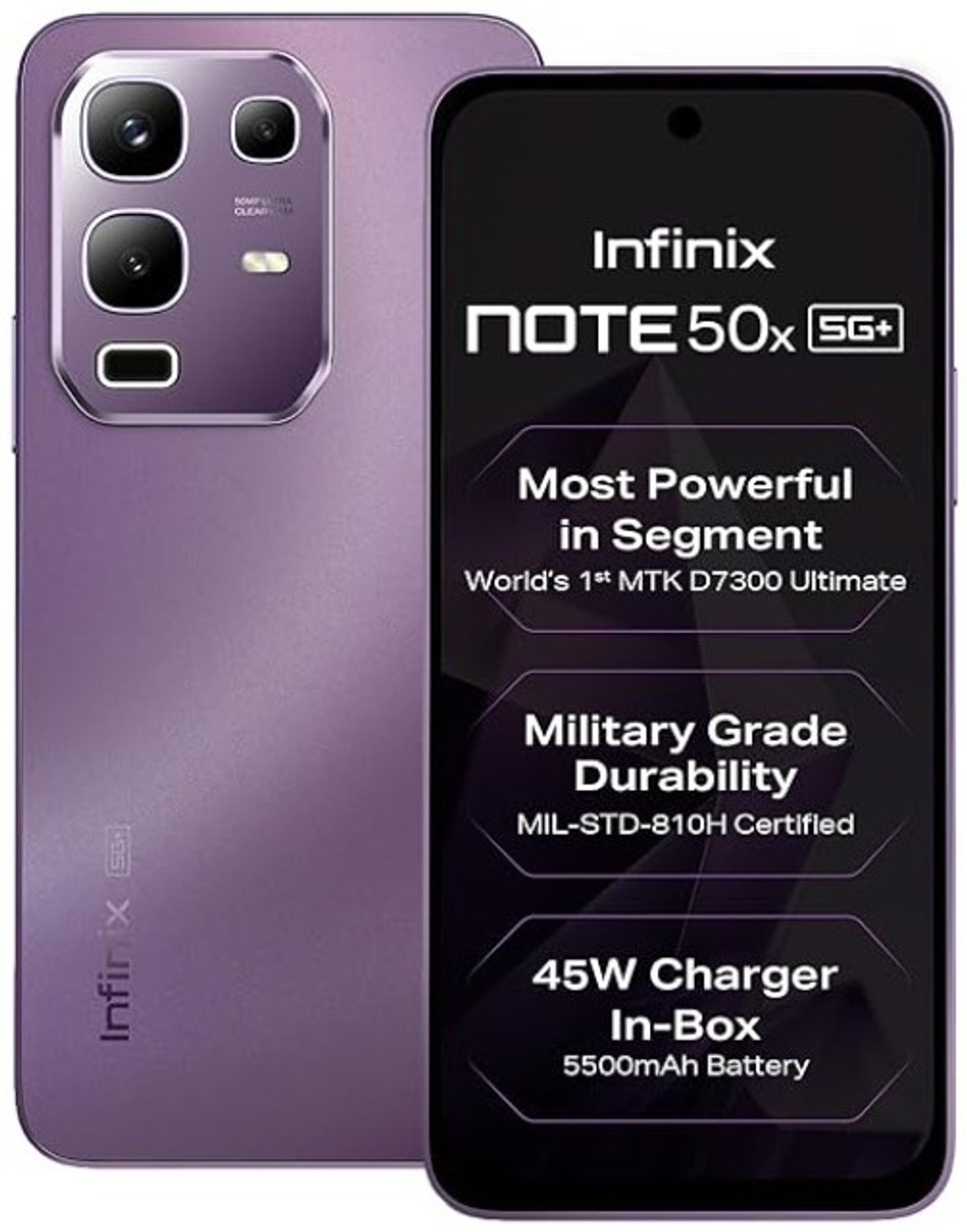 Image of Infinix Note 50s (Enchanted Purple, 128 MB)