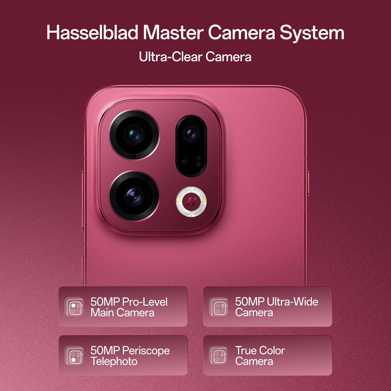 Image of OPPO Find X9 (Velvet Red, 256 GB)
