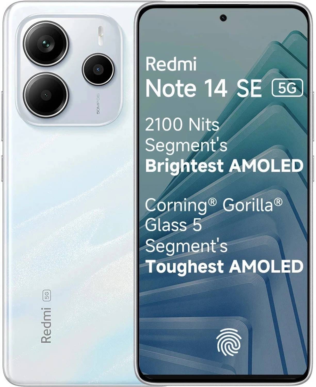 Redmi Note 14 SE 5G 128GB Mystique White - Image 1