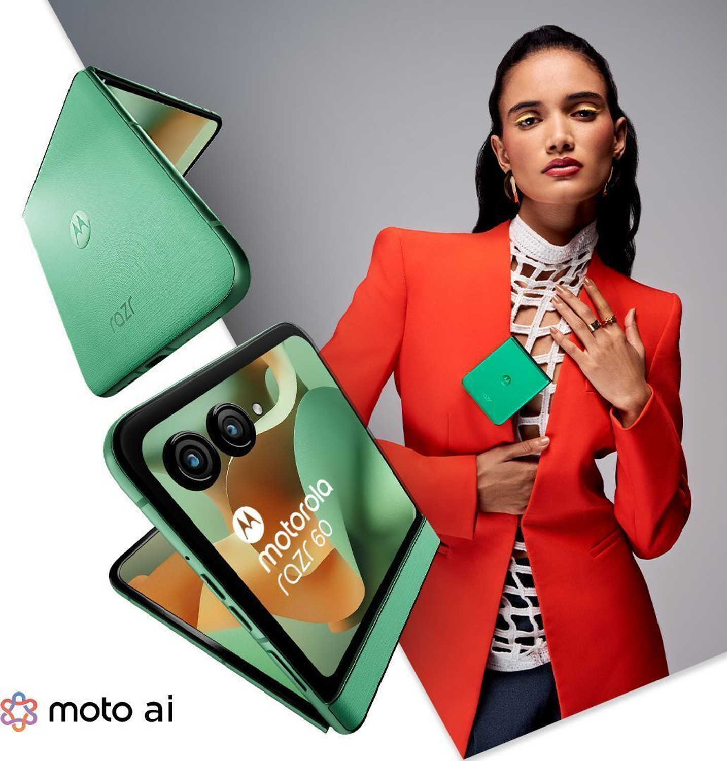Image of MOTOROLA Razr 60 (PANTONE Spring Bud, 256 GB)