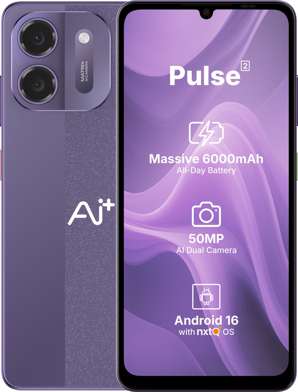 Image of Ai+ Pulse 2 (Purple, 128 GB)