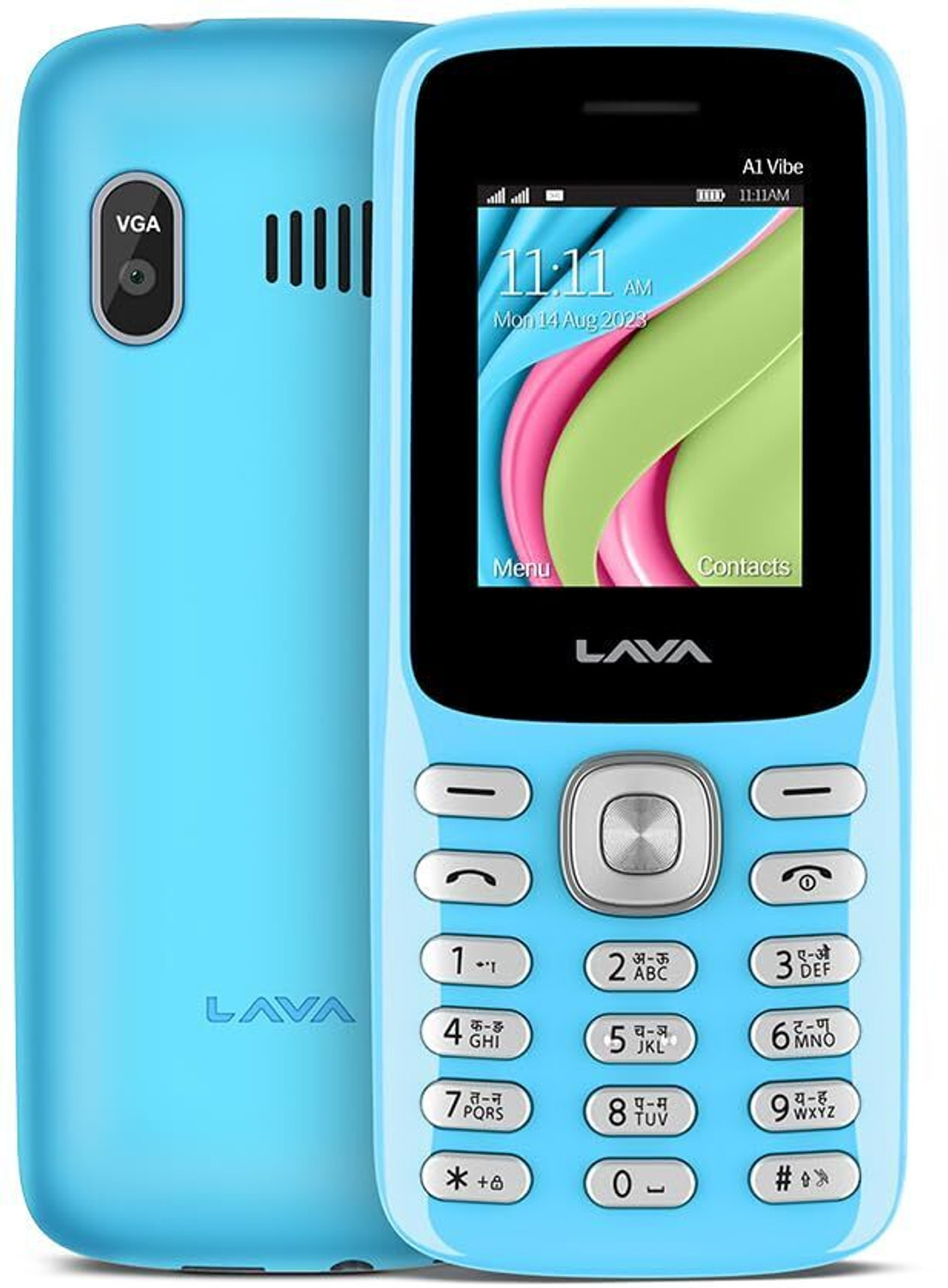 Image of LAVA A1 Vibe DS Keypad Phone|1000 mAh Battery|0.3MP Rear Camera|Expandable Upto 32 GB