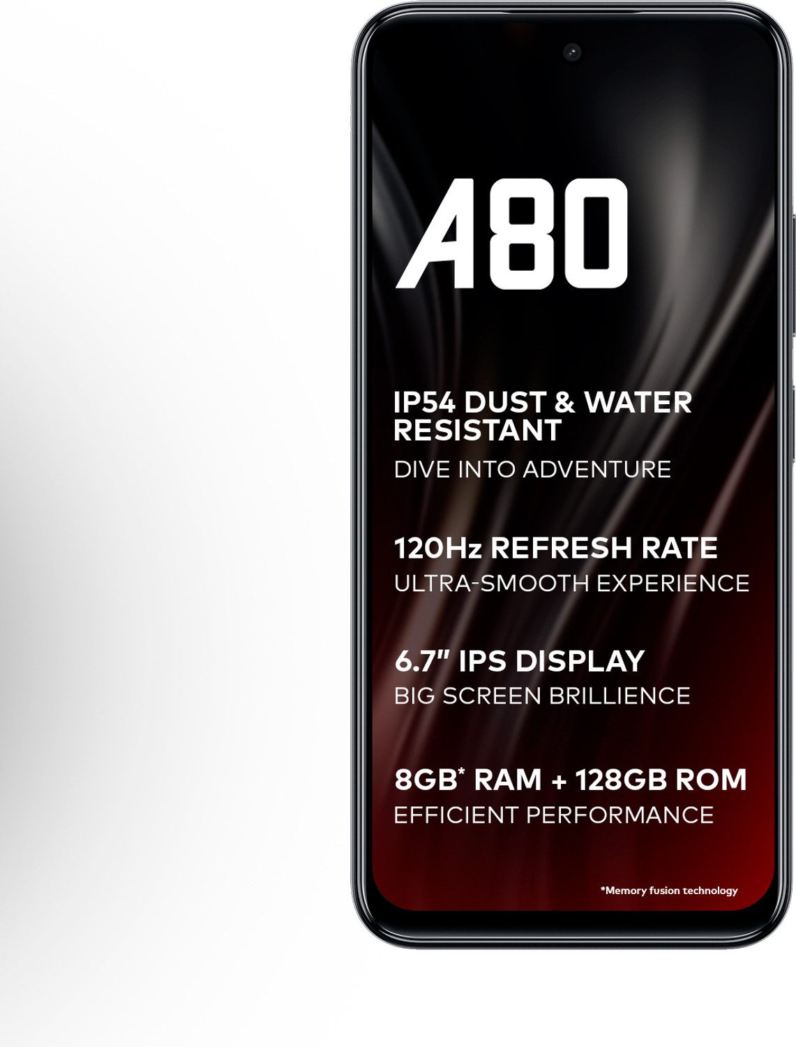 Image of itel A80 (Sandstone Black, 128 GB)